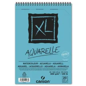 Bestseller Acuarela Canson XL (Block), 20h., 300 gr., 14.5x21 cm.