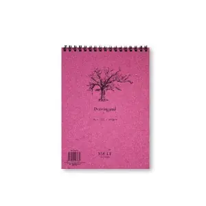 Premium Bloc de dibujo con espiral 60 hojas, A4, 120 g, sin ácidos SM-LT