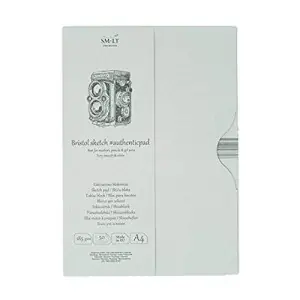 Precio De Oferta Bloc dibujo Bristol en estuche, 50 hojas, 185 gr., A4, SM-LT