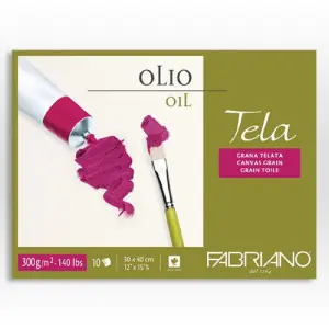 Block Fabriano Oleo, Tela, 300 gr., 30x40 cm. Pedido Al Por Mayor