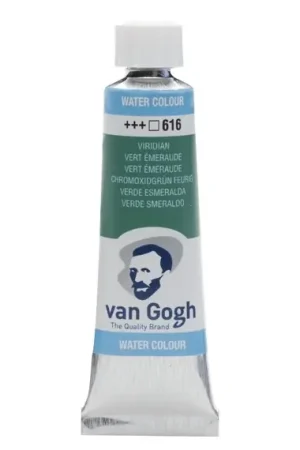 Marca Reconocida TUBO ACUARELA VAN GOGH Nº616 VERDE ESMERALDA