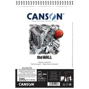Oferta Flash Canson The Wall (Block), Extraliso, 30h., 200 gr., A4+