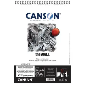Solo Hoy Canson The Wall (Block), Extraliso, 30h., 200 gr., A3+