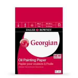 Promoción Exclusiva Bloc de 12 hojas de papel para óleo Daler-Rowney de 250 gr (40,6x30,5 cm)