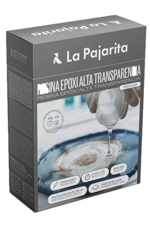 RESINA EPOXI LA PAJARITA ALTA TRANSPARENCIA 175 GR Nuevo Modelo