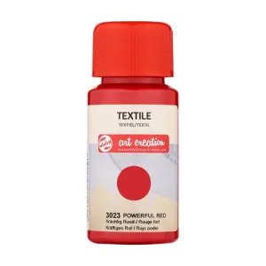 Tinta Textil Rojo Poder 3023, 50 ml. ArtCreation Económico