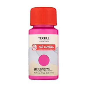 Tinta Textil Rosa Chicle Intenso 3501, 50 ml. ArtCreation Solo Hoy
