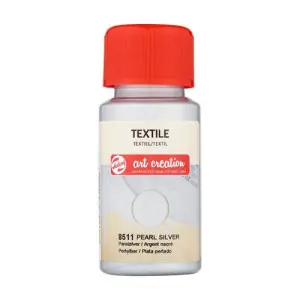 Tinta Textil Plata Perlado 8511, 50 ml. ArtCreation Precio De Fábrica
