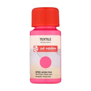 Garantía De Devolución De Dinero Tinta Textil Rosa Neón 8703, 50 ml. ArtCreation