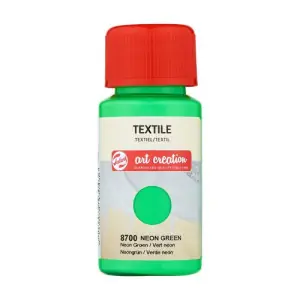 Tinta Textil Verde Neón 8700, 50 ml. ArtCreation Liquidación