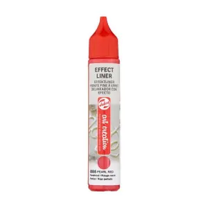 Delineador Efecto Rojo Perlado 8505, 28 ml. ArtCreation ** Liquidación