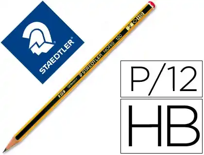 LAPIZ GRAFITO STAEDTLER NORIS HB2 Moderno