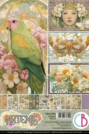 Envío Internacional PAPEL SCRAP CIAO BELLA PAD A4 ARTEMIS CREATIVE