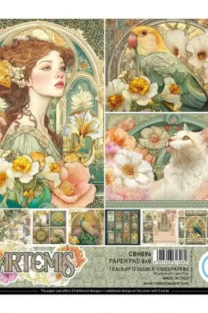 PAPEL SCRAP CIAO BELLA BLOC 20x20 ARTEMIS PAD Oferta De Temporada