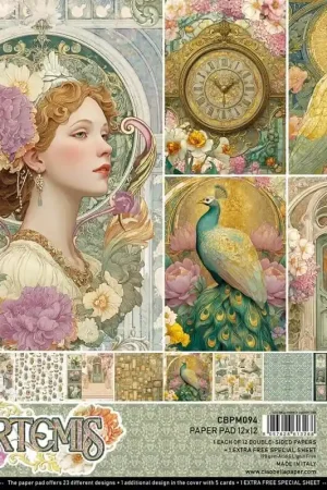 Precio De Fábrica PAPEL SCRAP CIAO BELLA KIT 30x30 ARTEMIS PAPER PAD