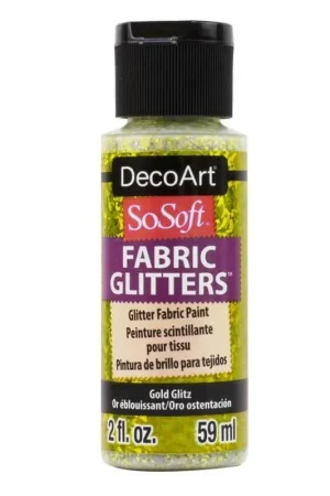 PINTURA TELA SO-SOFT DSSFG03 ORO PURPURINA 59 ML Hecho A Mano