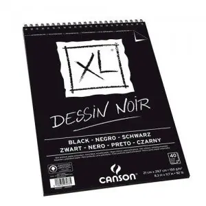 Bloc de dibujo Canson XL Negro, 20h., 150 gr., A5 Compra Hoy