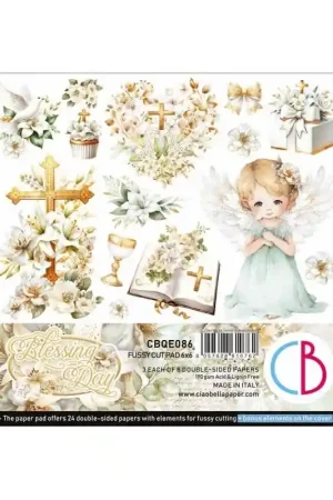 A Buen Precio PAPEL SCRAP CIAO BELLA BLOC 15x15 BLESSING DAY
