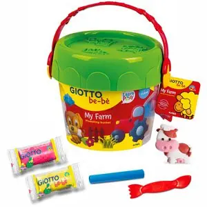 Promoción Giotto Be-Bè: Cubo de pasta para modelar, My Farm