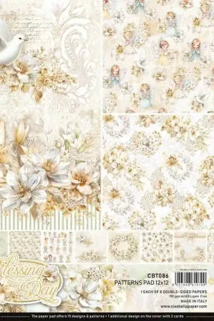 Ordena Ya PAPEL SCRAP CIAO BELLA KIT 30x30 BLESSING DAY PATTERNS PAD