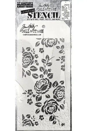 Disponible Ahora Tim Holtz Layered Stencil - Roses