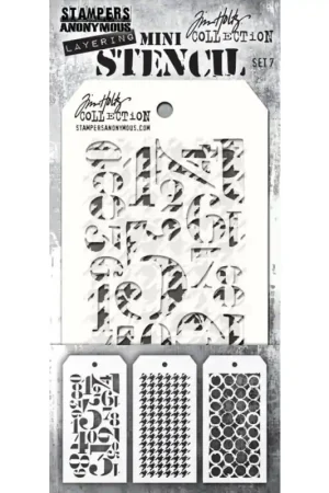 Mayoreo Kit Mini Stencil By Tim Holtz - Set 7