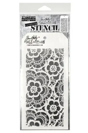 Tim Holtz Layered Stencil - Lace Última Versión
