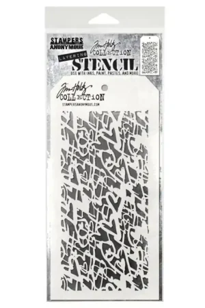 Tim Holtz Layered Stencil - Heartstruck Oferta