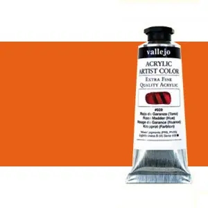 Acrílico Vallejo Artist n. 618 color naranja fluorescente (60 ml) Solo Hoy