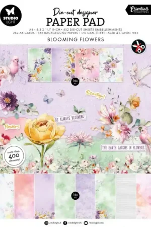 No Te Lo Pierdas Studio Light • Essentials Die-cut Paper Pad Flowers