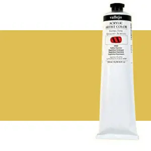 Pago Seguro Acrílico Vallejo Artist n. 424 color transóxido amarillo (200 ml)