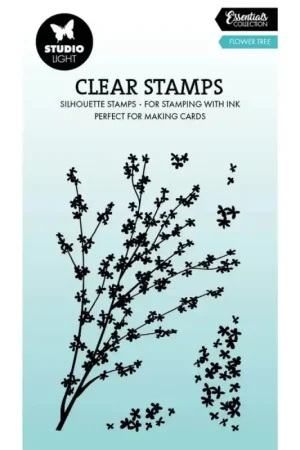 Mejor Calidad Sellos acrílicos Flower tree Essentials - Studio Light