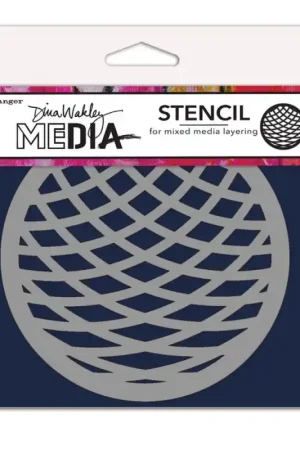 Nueva Colección Ranger Dina Wakley MEdia Stencils Squished - 13,97 x 13,97 cm.