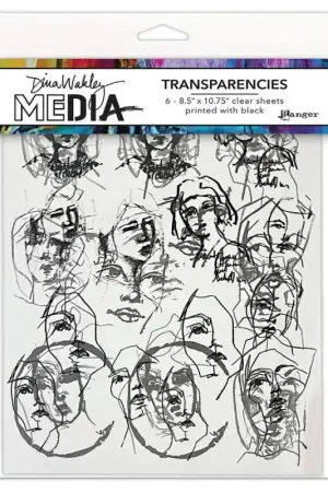 Precio De Oferta Dina Wakley MEdia Transparencies Tinies Set 1