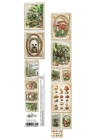 Tira con elementos para recortar Amigos del Bosque 02 - Alchemy of Art Oferta Especial