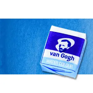 Acuarela Van Gogh en pastilla color azul cerúleo, 535 Edición Limitada
