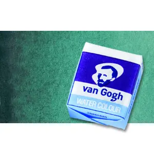 Oferta Especial Acuarela Van Gogh en pastilla color verde esmeralda, 616
