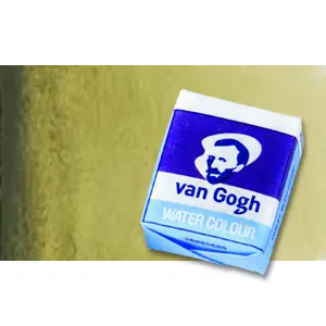 Acuarela Van Gogh en pastilla color verde oliva, 620 Premium