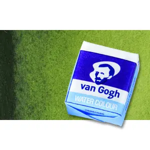 Acuarela Van Gogh en pastilla color verde vejiga, 623 Barato