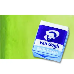 Precio De Fábrica Acuarela Van Gogh en pastilla color verde amarillo permanente, 633