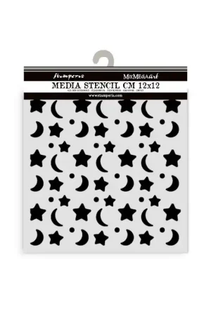 Stamperia Baby. Stencil Mix Media Art 12 x 12 cm. KSTDS71 Precio Rebajado