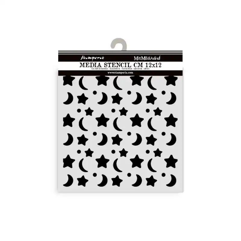 Stamperia Baby. Stencil Mix Media Art 12 x 12 cm. KSTDS71 Precio Rebajado