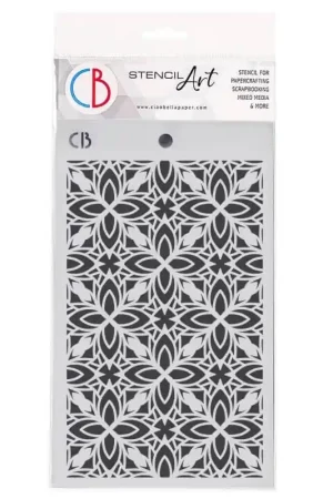 STENCIL CIAO BELLA 12,5x20 CM STAINED GLASS WINDOW Premium