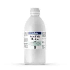 Medium Fluido Satinado Vallejo, 500 ml. Garantía Incluida