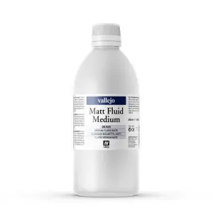 Medium Fluido Mate Vallejo, 500 ml. Garantía De Devolución De Dinero