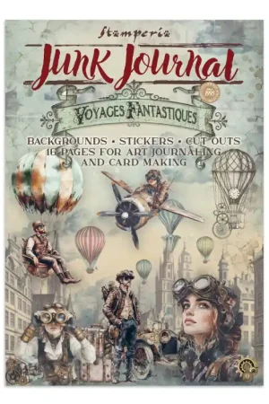 Promoción Exclusiva Stamperia Junk journal - Voyages Fantastiques