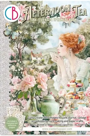 Comprar En Línea Junk Journal Ephemera AFTERNOON TEA - Ciao Bella