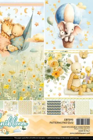 Ciao Bella Kit de Papeles Básicos (Patterns) 30 x 30 - Lunibloom Envío Inmediato