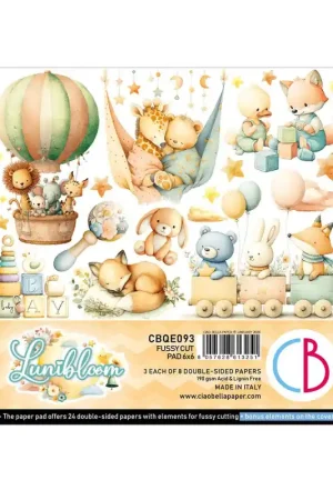 Más Vendido Ciao Bella 15 x 15 cm. Lunibloom Fussy Cut