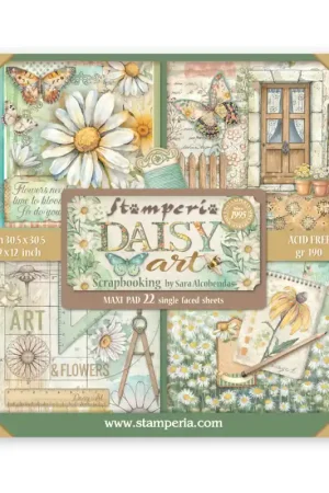 Kit de 22 Hojas de una cara 30x30 Stamperia - Daisy Art Precio De Oferta